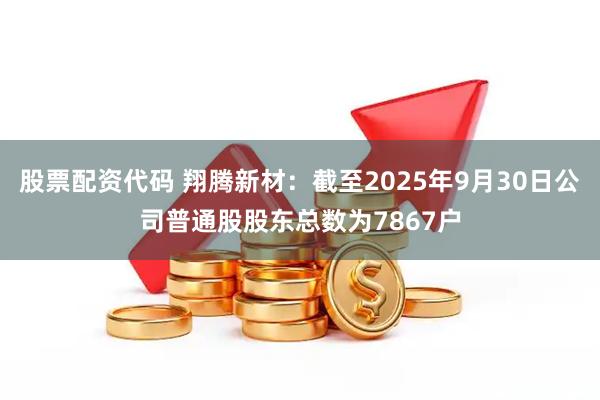 股票配资代码 翔腾新材:截至2025年9月30日公司普通股股东总数为7867户